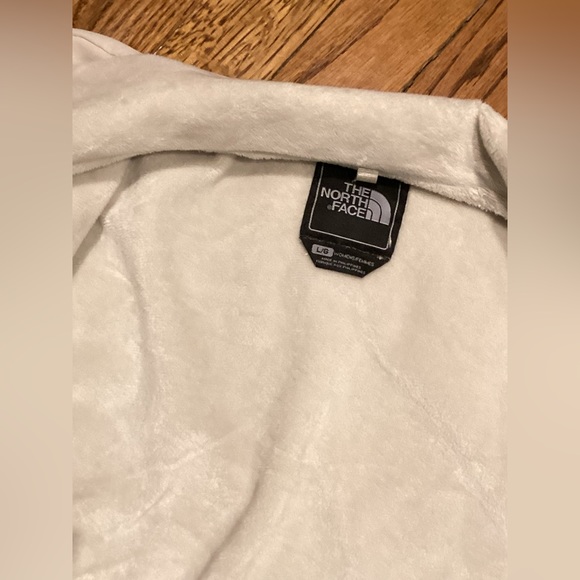 NORTH FACE WOMEN’S CREAM SOFT PLUSH FAUX FUR LINING WINTER JACKET COAT. SZ.L - Picture 10 of 13